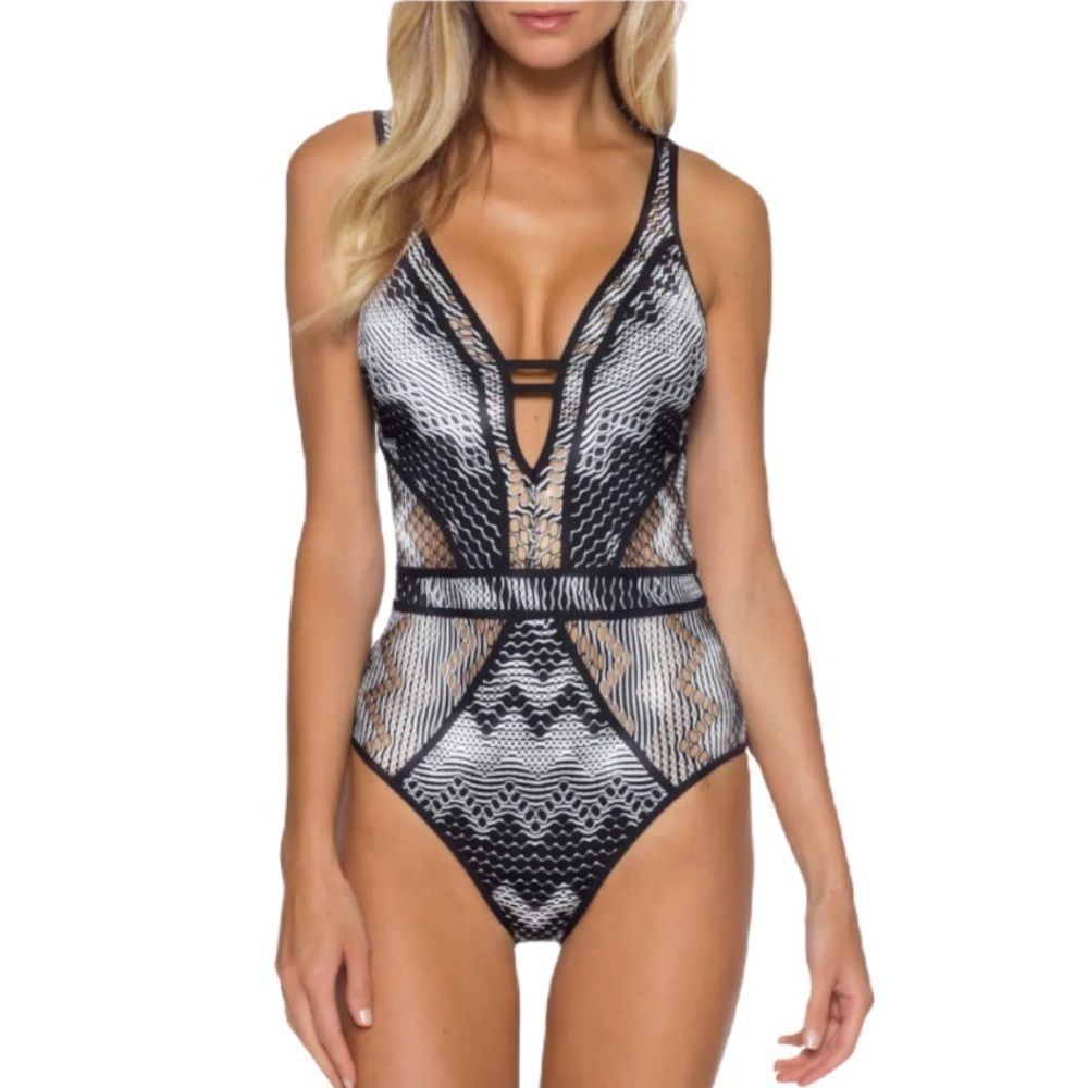 BECCA Mesh One Piece Swimsuit!